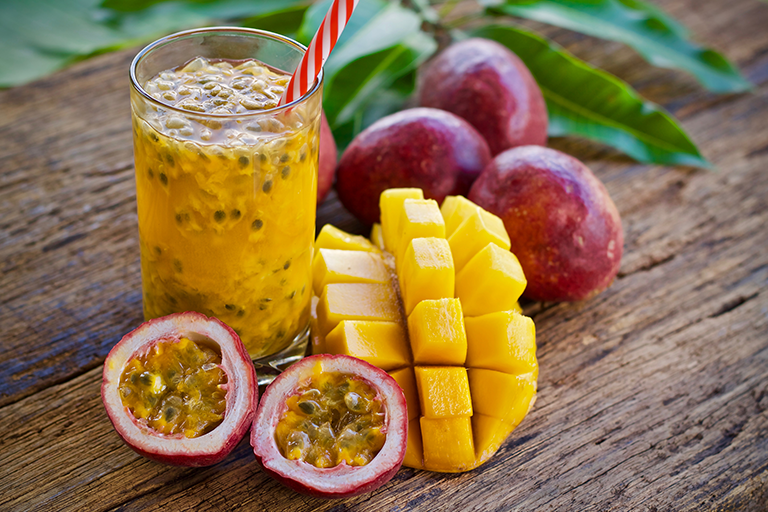 Jus de fruits exotiques